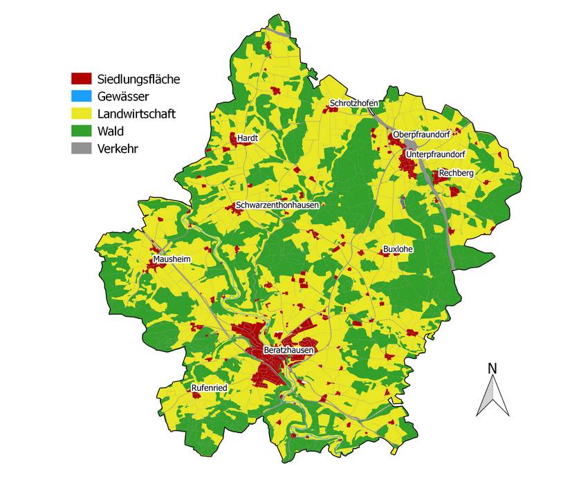 ZREU Klimaschutzkonzept Energienutzungsplan Markt Beratzhausen